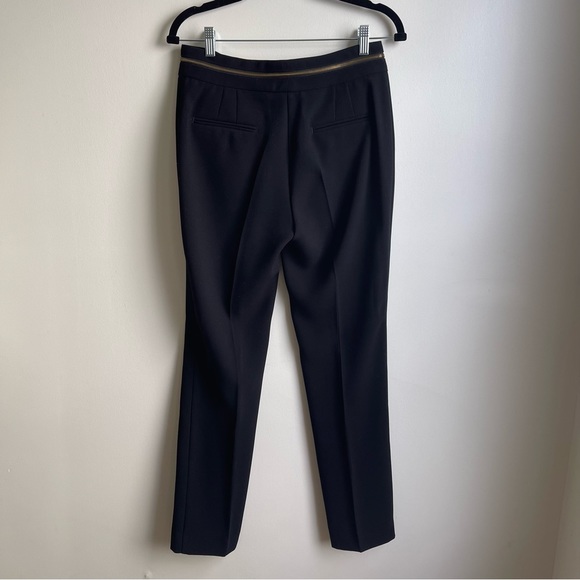 Vintage 90s Y2k Roberto Cavalli CLASS Black Pants Trousers Slacks Gold Zipper 8 - Picture 8 of 10
